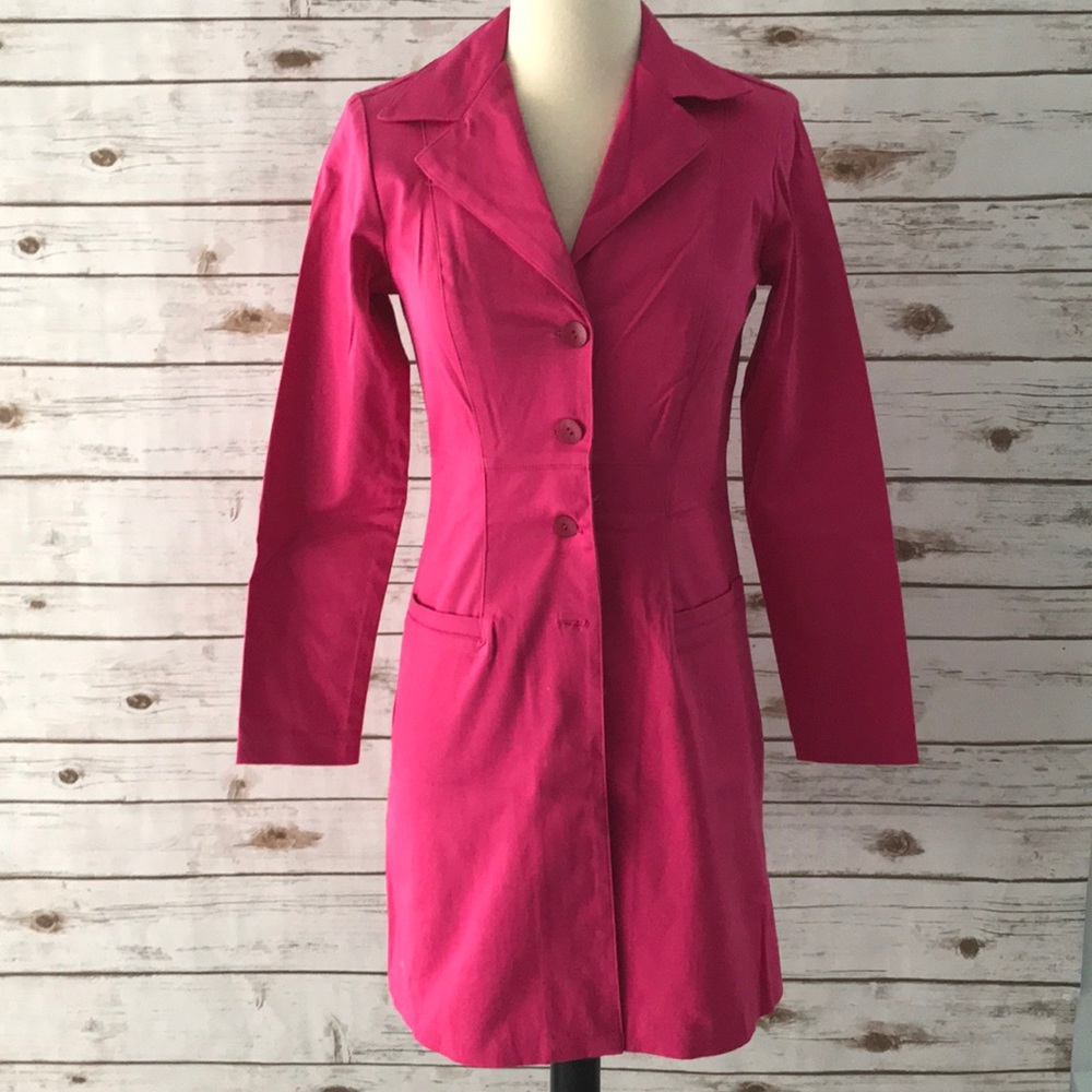 • Pink Trench Coat •
